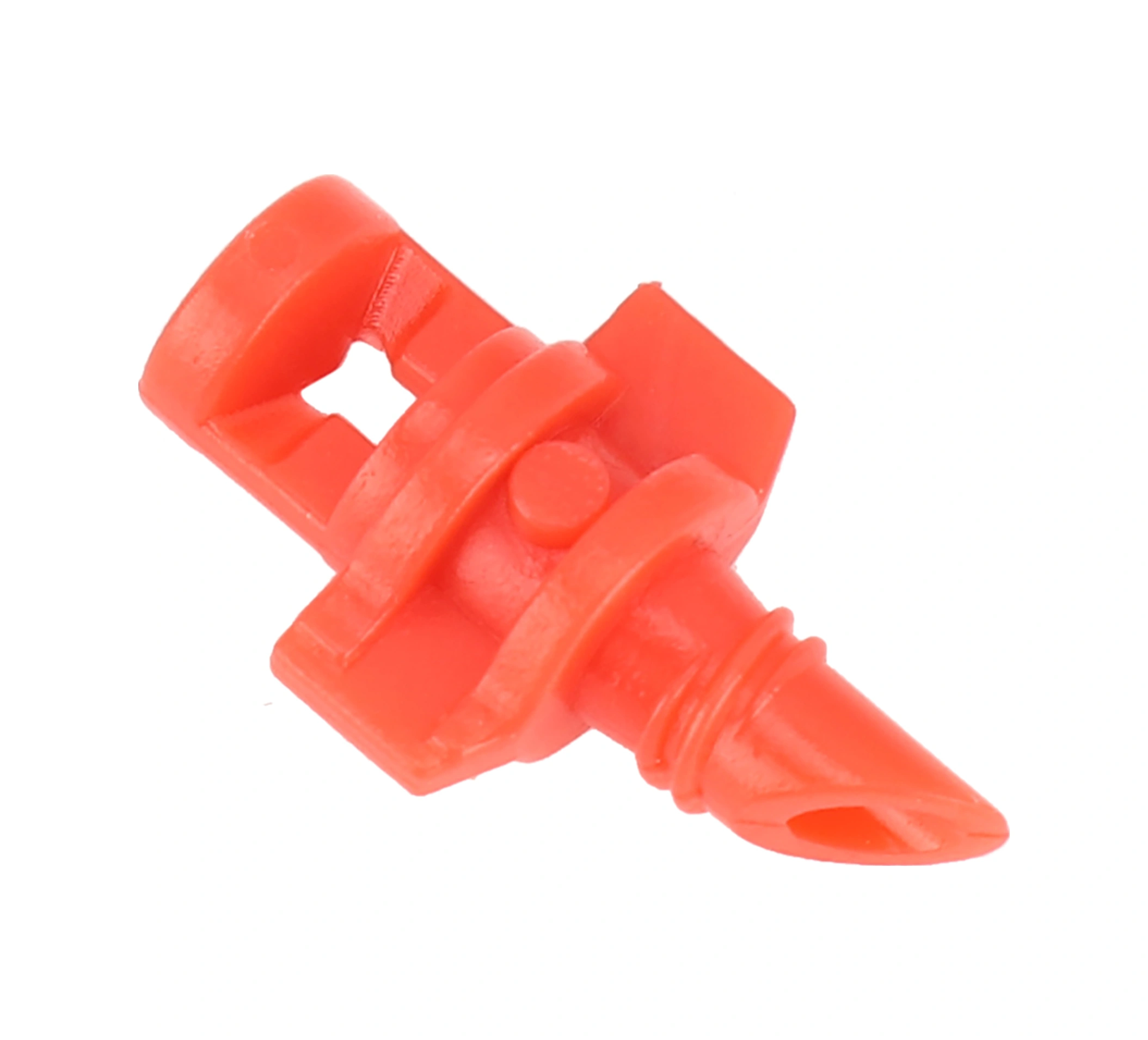 Hangfox Kırmızı 360 Derece Mikro Buharlandıran Sulama Başlığı - Çiftlik Bahçe Seralar İçin Dayanıklı Plastik 100 Adet Paket