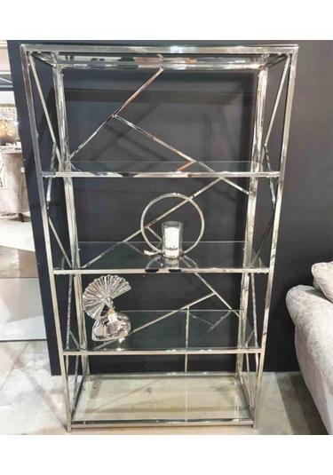 Vilma Paslanmaz Metal Kitaplık&duvar Rafı