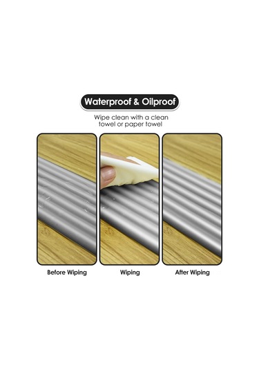 Hangfox Yetişkin Ve Çocuklar İçin Yüksek Yoğunluklu Nbr Köpük Kenar Koruyucu - 78.1 İnç Geniş, 3.1 İnç Genişlikli, Zımparasız Uygulama, Çarpma Ve Çatlama Riskini Azaltır Gri