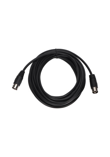 Springsun 5m Dın 8pin Erkek-erkek Bağlantı Kablosu - Çift Koruma, Saçma Sızma Reduksiyonu, Net Sinyal Aktarımı, Pvc Malzeme