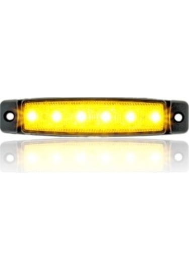 SANEL 6 LEDLİ SARI PARMAK LED 24V LAMBA BASAMAK AYDINLATMA 24V