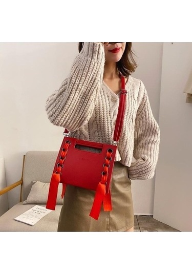 Tongxida Scıone Perçin Omuz Kadın Çanta, Siyah, Küçük Kare, Yeni Moda Tüm Askılı Maç Kg Bosphorus Siyah