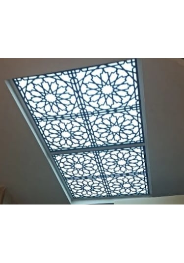 60x60 Cm Asma Tavan Uyumlu Led Döşenebilir Tavan Paneli- Beyaz