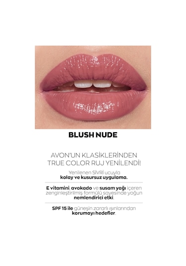 Avon Ultra Kremsi Ruj Blush Nude + Cappuccino + Red 2000