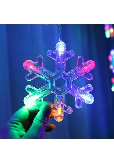 Novahub Beş Yıldızlı Dekoratif Işıklar Noel Su Geçirmez Dize Işıklar, Ab Fiş Renkli Işık Diğer