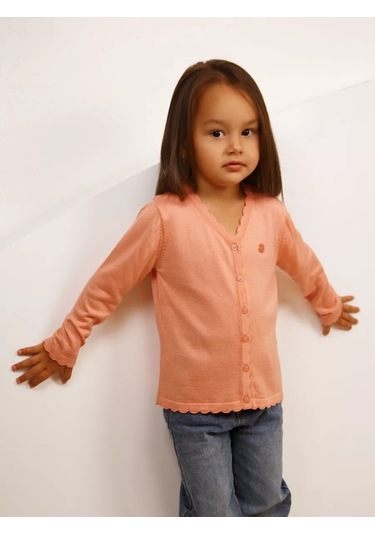 Minora Düğmeli Sıcak Örgü Kardigan Üst 248017138 Leylak