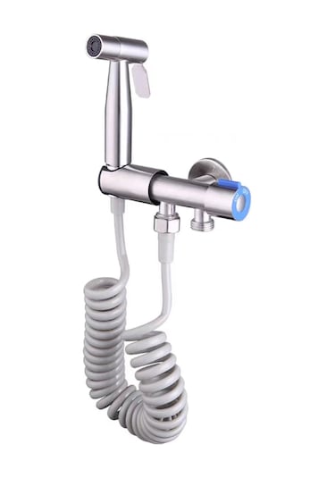 Yaozixa Ev Banyo Tuvalet Sprayer: Paslanmaz Çelik El Tipi Bidet, Yüksek Basınçlı Su Aleti, Kadın Hijyeni Ve Temizlik İçin 2m Genişletilebilir Hortumlu