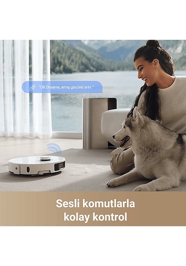 DREAME L40 Ultra Mop Robot Süpürge Beyaz