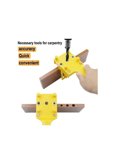 Sones Düz Delik Delme Pozisyoner Ağaç İşleme Aletleri Sarı