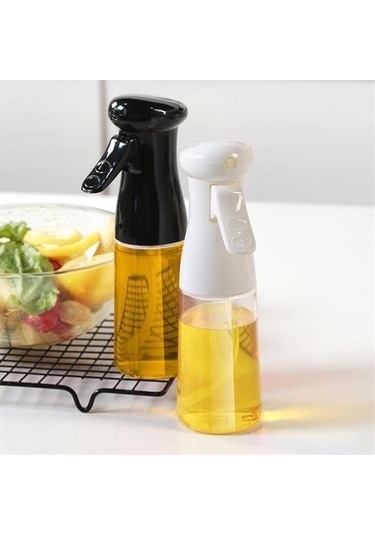 Seçkin Trend Çok Amaçlı Cam Şişe Püskürtmeli Dağıtıcı Yağdanlık Limonluk Sirke Sosluk Spreyi Siyah Çok Renkli
