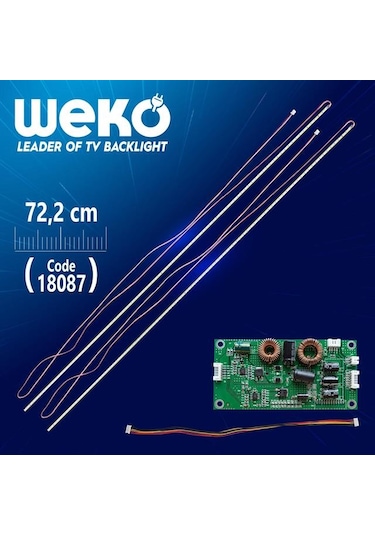 65'' İnç 90 Ledli 72 Cm Universal Tv Wk-1374 E-led Takımı