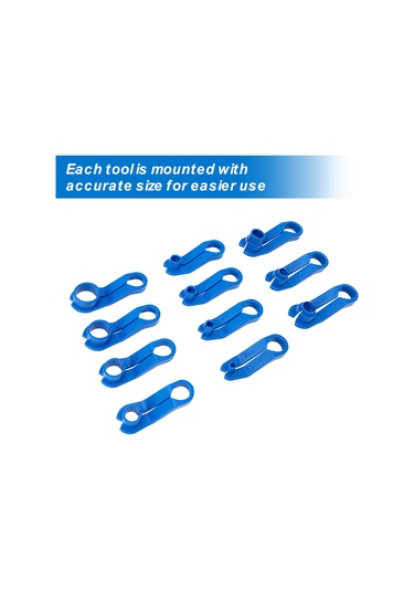 Monyee 11 Parça Plastik Mavi Ac Ve Yakıt Hattı Ayrıştırma Aracı Seti