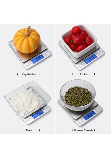 2kg/0.1g Hassas Elektrikli Mutfak Tartısı, Kahve Tartısı Gıda Tartım Posta Tartıları Çok Fonksiyonlu Tartı, Pişirme Ve Fırınlama İçin Gram Ve Ons Cinsinden Ölçer Diğer