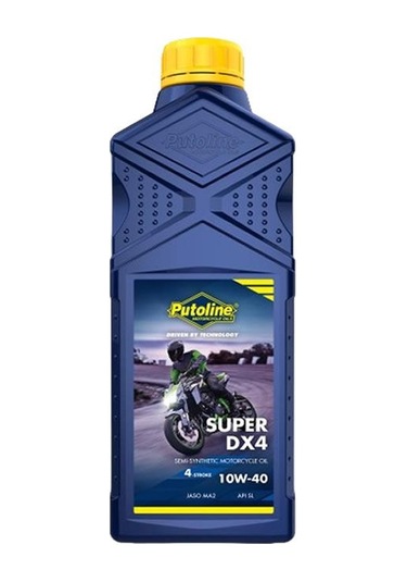 Putoline 1 L Bottle Super Dx4 10w-40 Yarı Sentetik Motosiklet Yağı