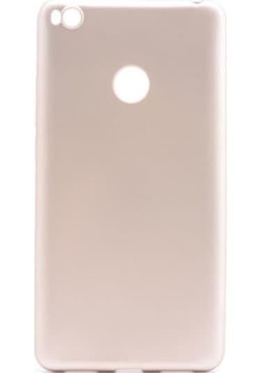 Xiaomi Mi Max 2 Kılıf Esnek Yapılı İnce Slim Silikon Kapak Ryc/premier Gold