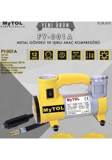 Mytol Fy 001a Mini Kompresör