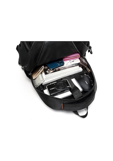 Lecoo BG02 17" Laptop Bölmeli Çok Fonksiyonlu Waterproof Sırt Çantası