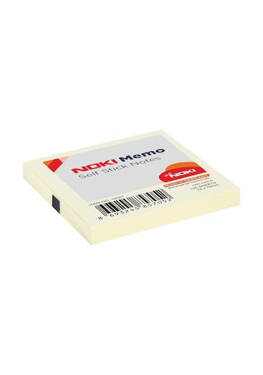Noki Memo 75 X 75 Mm Sarı Yapışkanlı Not Kağıdı 100 Yaprak 12 Li Paket