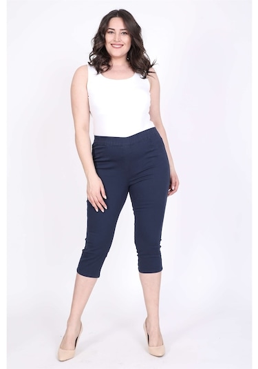 Myline Beli Lastikli Kapri Pantolon (532245934)