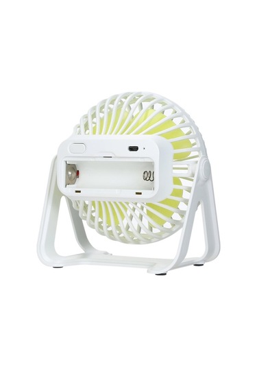 Fortunelane Bej Usb Şarjlı Masaüstü Fanı - Pd-xh-08 Modeli, Sessiz Çalışma, 3.7v 800mah Batarya, 3.5w Güç, Abs Malzeme