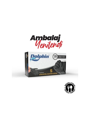Supertrend Çok Amaçlı Siyah Nitril Eldiven S Beden 100lü Kutu X 10 Paket - Mdr