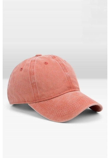 Külah Erkek Eskitme Şapka Yazlık Outdoor Kep Kasket-Kiremit-Kiremit-Standart