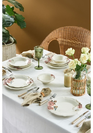 Karaca  Roselle 24 Parça 6 Kişilik Yemek Takımı
