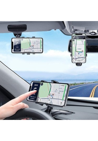 Joyhub Betty Becky Dur Işaretli 1200 Derece Dönen Araba Dashd Cep Telefonu Tutucu Siyah Havalandırma 461eız
