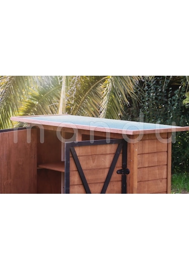 Mandumobilya “Mandu” Ahşap Bahçe Depolama Dolabı (Küçük) Diğer