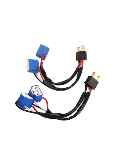 Youtek 2 Adet H4/9003 Kablolu Bağlantı Adaptörü - Truck Ve Pickup Led Farları İçin Y Şekilli Çevirme Kablosu