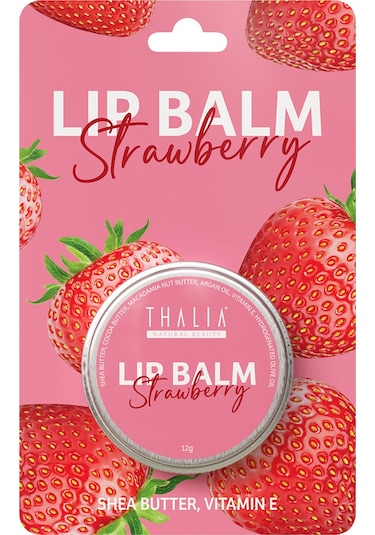 Thalia Yoğun Nemlendirme Etkili Çilek Aromalı Dudak Balsamı 12 G