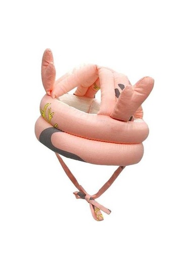 Dancemonkey Bebek Güvenliği Şapka Kask Yumuşak Yürüyüş Koruma Pembe Elk