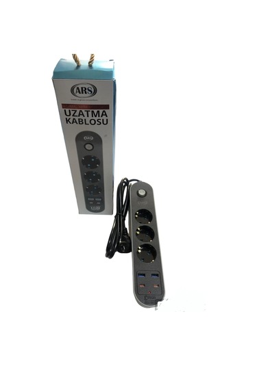 Ars 3 Lu 2mtakım Kormalı Uzatma Kablosu Usb Type-c 2 m