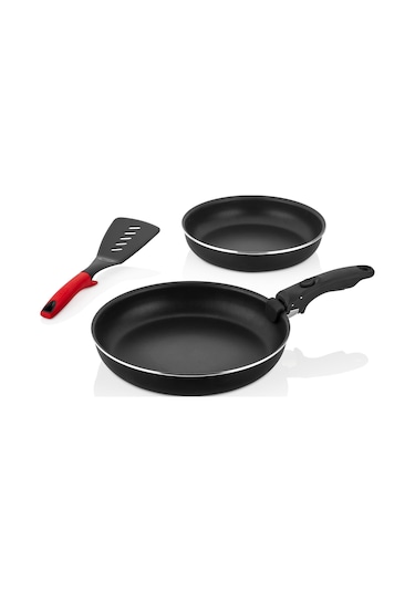 Papilla Motto Tava Seti Siyah 4'lü