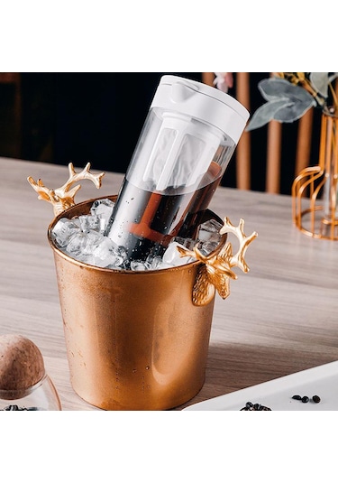 Suntek Kahve Makinesi Büyük Kapasiteli Basit Kullanımı Kolay Temiz Bar Bahçe Için Beyaz