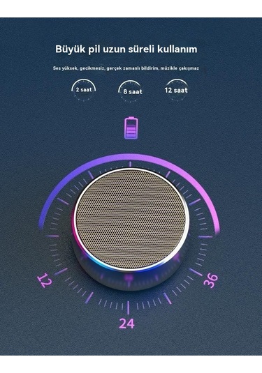 Alman Kablosuz Bluetooth Hoparlör Taşınabilir Araç Subwoofer'ı