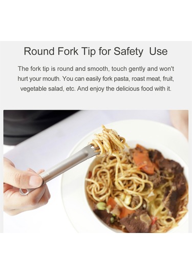 Nextool Titanyum Çorba Kaşığı Kamp Gereçleri Seti Açık Piknik Yürüyüşü İçin Çatal Bıçak Takımı Seti Bpa İçermez, Fda Sertifikalı Değildir