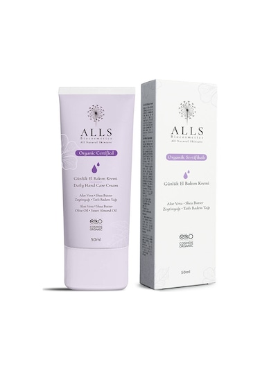 Alls Biocosmetics Organik Günlük El Bakım Kremi 50 ML