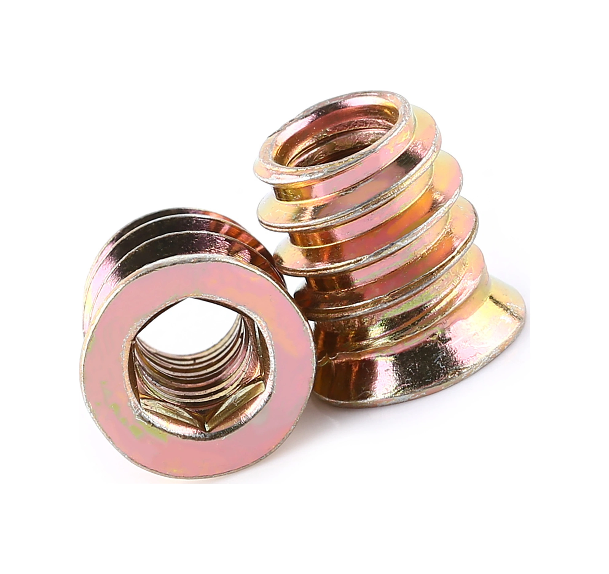 Tenfowee Ahşap İşçilik İçin Çelik Konik Somun, Dış Dişli İç Sekizgen, Pas Koruyucu, 20 Adet M8 13mm Diğer