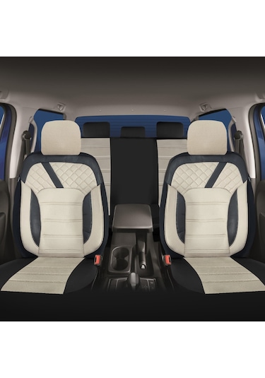 Jeep Compass 1 2007 - 2010 Uyumlu Krem Tay Tüyü Koltuk Kılıfı