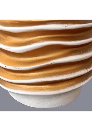 Opulence Krem Gold Abajur Çok Renkli