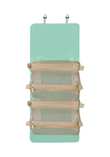 Moveevo 4'ü 1 Arada Makyaj Kozmetik Çantası Tuvalet Çantası Taşınabilir Büyük Kapasiteli Katlanır Depolama Düzenleyici