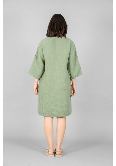 Midi Boy Elbise Mint