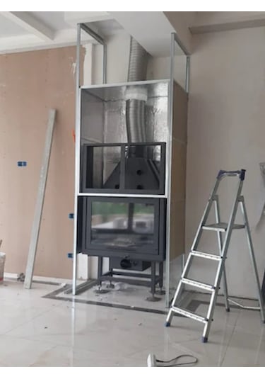 Akatherm Seramik Yünü Şomine İzolasyon Tek Kullanımlık