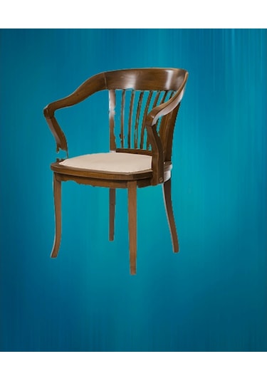Bengimobilya Zus593 Atmaca Tam Kolçak Kayın Torna Retro Bambu Iskelet Sandalye