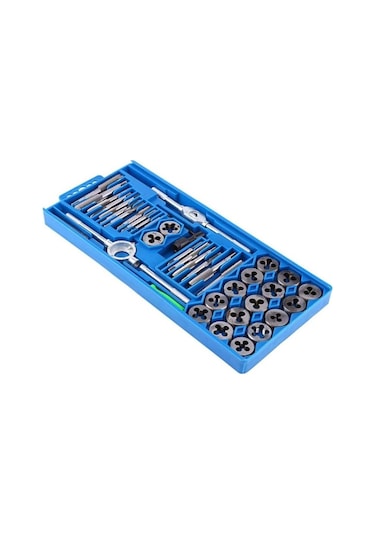 Klavuz 40 Parça Klavuz Açma Seti Pafta Seti Metrik Set Kılavuz Pafta Full Set.