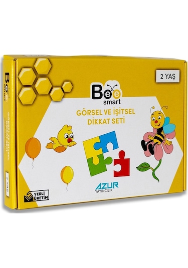 Bee Smart - Görsel ve Işitsel Dikkat Seti 2 Yaş