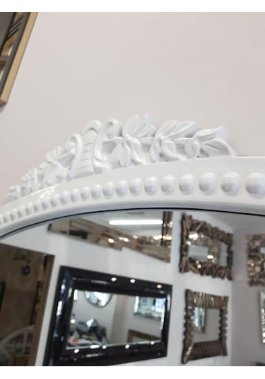 Ayna Denizi Lady White Model Beyaz Renk Dekoratif Ayna