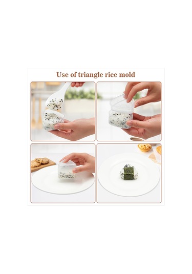 Gildedwill Onigiri Kalıp Seti Paslanmaz Çelik Musubi Kalıbı, Dilimleyici, Üçgen Pirinç Topu Kalıbı Ve Pirinç Kaşığı Musubi Pres Kalıbı