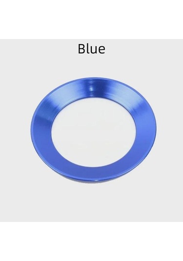 Araba Stil Direksiyon Amblemi Dekoratif Daire Halka Aksesuarları Mavi